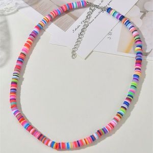 Colourful beaded necklace
